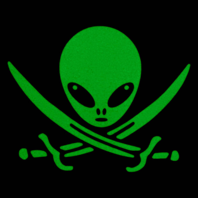 UFO OPERATOR PATCH - BLACK/GREEN - M-TAC