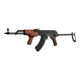 AEG AK AIM Steel & Wood 1.0J Replica - Long steel version with wooden stock
