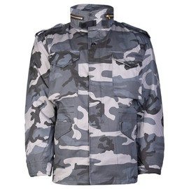 FIELD JACKET WITH LINER M65 - US STYLE - Mil-Tec® - DARK CAMO