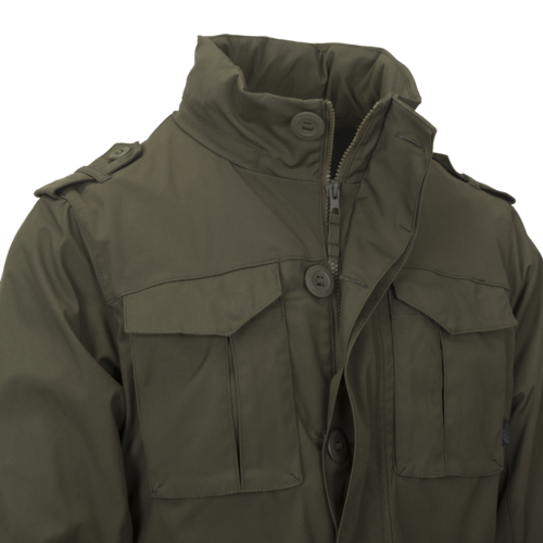 COVERT M-65 JACKET - EARTH BROWN/ BLACK - HELIKON