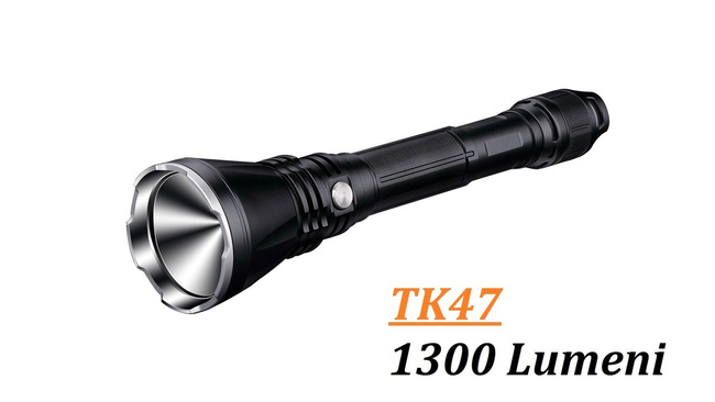 Flashlight Fenix TK47, water resistant