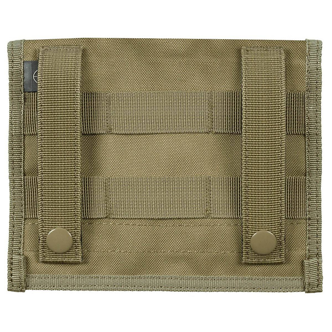 Chest Pouch w/velcro, "Molle", coyote