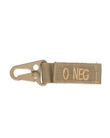 TACT. KEYHOLDER - BLOOD 0 neg - 5 PC./PACK - COYOTE