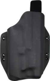 KYDEX OWB Belt Holster For Olight PL-1 Valkyrie Flashlight left side Glock 17 Gen. 4