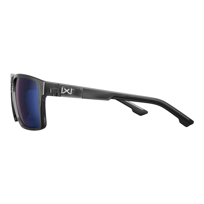 Tactical glasses - WX FOUNDER Lenses CAPTIVATE Polarized Blue Mirror Frame Gloss Crystal Grey - WILEYX
