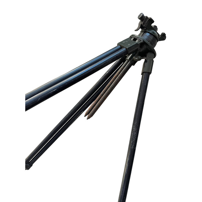 STEREOSCOPIC RANGEFINDER WITH METAL CARRYING CASE, MEASURING BAR AND TRIPOD - WWII - AUTHENTIC ROMAN MILITARY SURPLUS - DECO/GOOD CONDITION