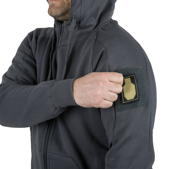 URBAN TACTICAL HOODIE LITE - FULLZIP - HELIKON®  - BLACK