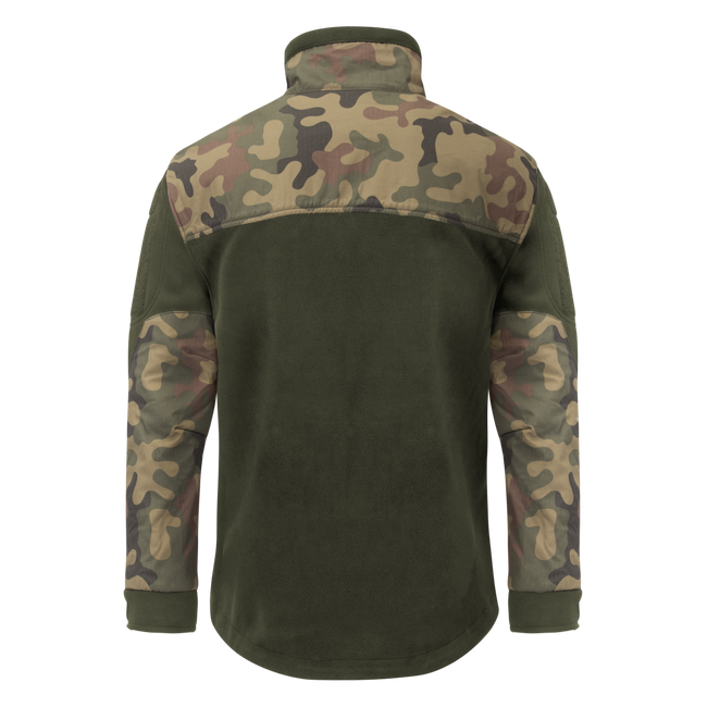 FLEECE JACKET - POLISH INFANTRY - Helikon-Tex - OLIVE GREEN/PL WOODLAND