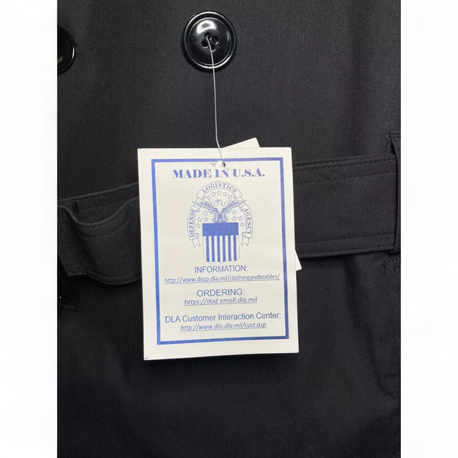 Waterproof trench coat - Marine Corps All Weather Coat - US Army military surplus - Dark grey/Black - Like new