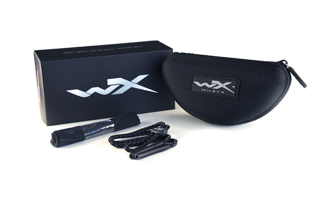Glasses - Wileyx - CONTEND - Smoke Grey Matte Black Frame