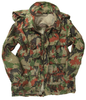 SWISS  ALPENFLAGE FIELD JACKET - WITH HOOD - CAMO M70 - MILITARY SURPLUS - USED