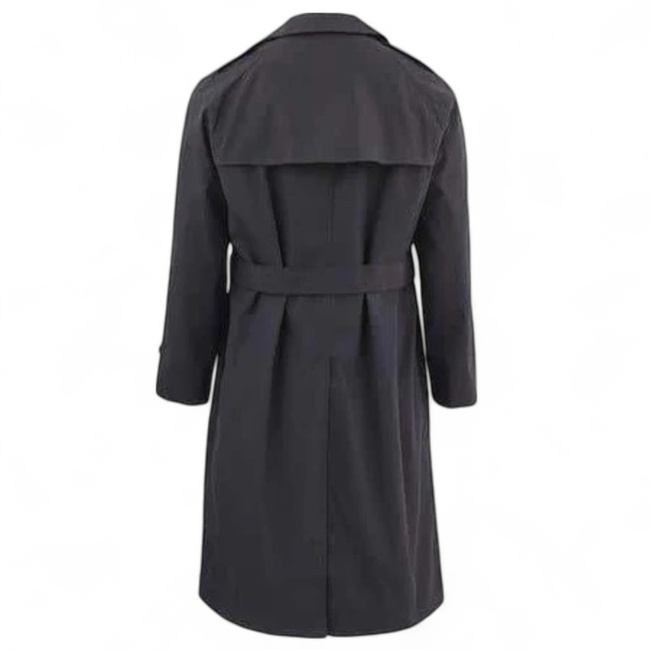 Waterproof trench coat - Marine Corps All Weather Coat - US Army military surplus - Dark grey/Black - Like new