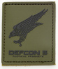 PATCH DEFCON 5 LOGO RUBBER - Green