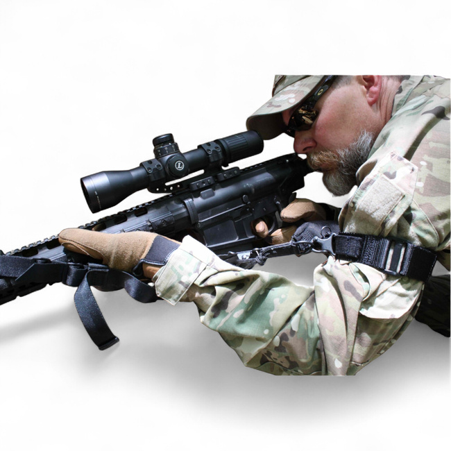 Sniper sling with cuff assembly - VTAC PES MK2 - Viking Tactics - Black
