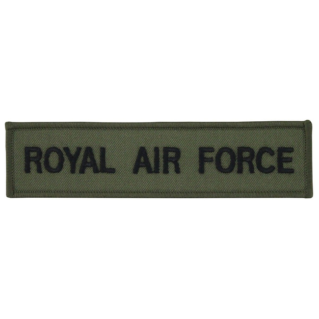 GB Patch, ROYAL AIR FORCE, OD green, like new 14 x 3,5 cm