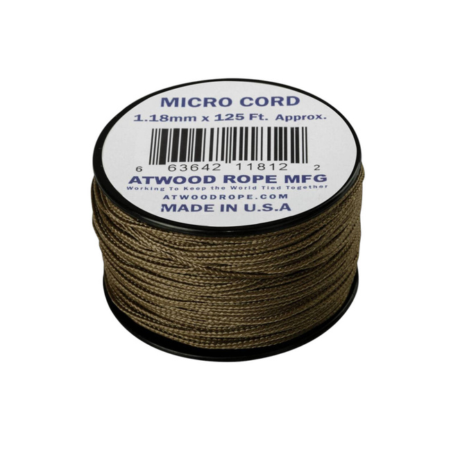 MICRO NYLON CORD - 100 LBS./ 46 KG - 38 M/125 FT. - HELIKON-TEX - COYOTE