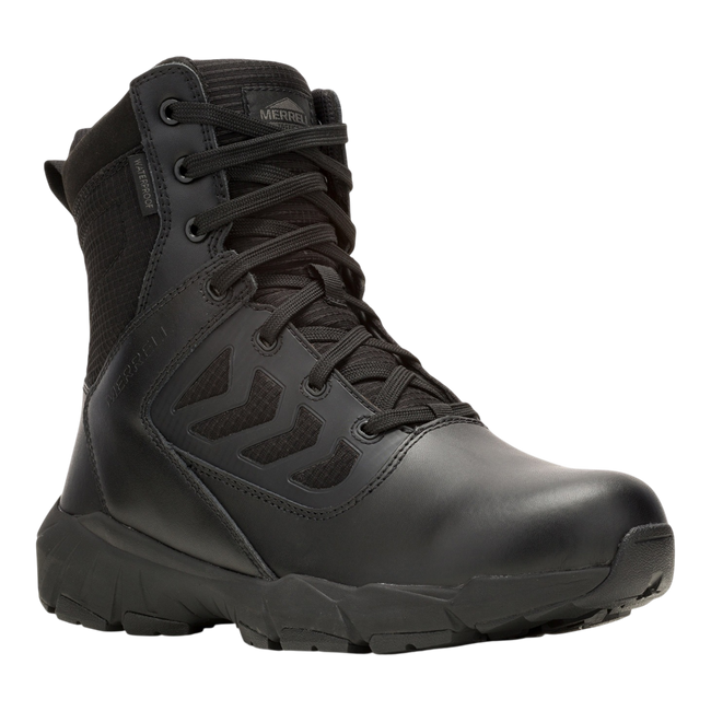 Fullbench Tactical 8-inch Side Zip WP Boots - Black