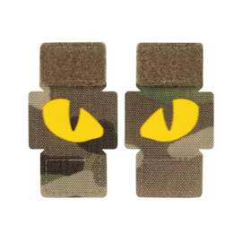 TIGER EYES LASER CUT PATCH (couple) - MULTICAM/YELLOW - M-TAC