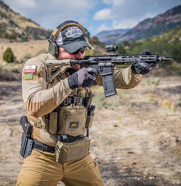 LONG SLEEVE POLO SHIRT - "RANGE®" - Helikon Tex® - COYOTE