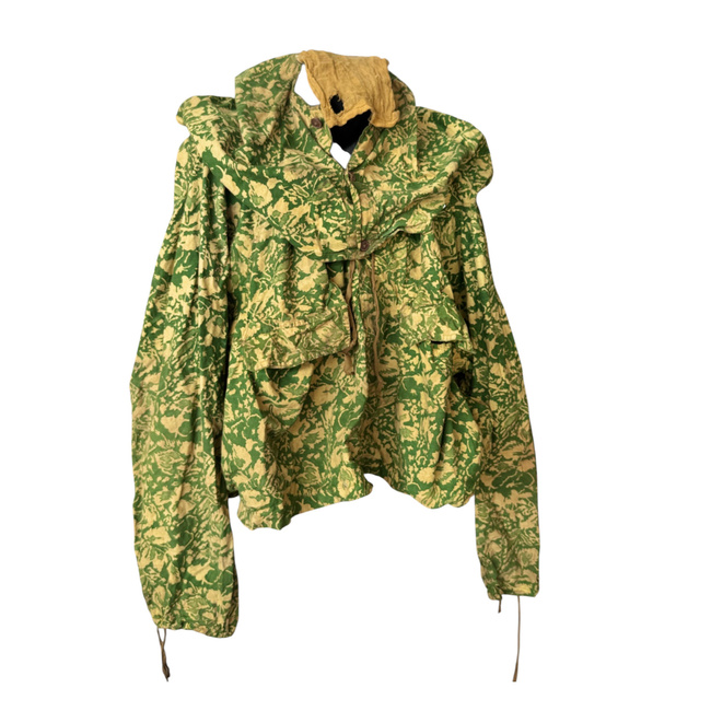 Summer Leaf/Reverse Leaf Camouflage Smock - Model for snipers and scouts - Military surplus from the Romanian Army - Degraded/damaged