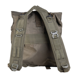 PILOT BAG WITH SHOULDER STRAPS - AUSTRIAN ARMY MILITARY SURPLUS - GREEN OD - LIKE NEW