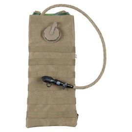 HYDRATION BACKPACK WITH TPU BLADDER - MOLLE SYSTEM - COYOTE - 2,5 L - MFH