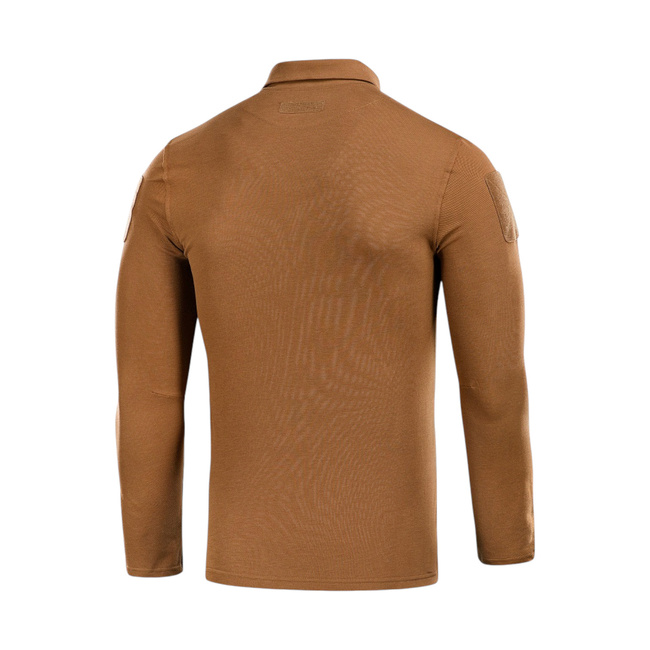 POLO TACTICAL SHIRT LONG SLEEVE 65/35 - BROWN - M-TAC