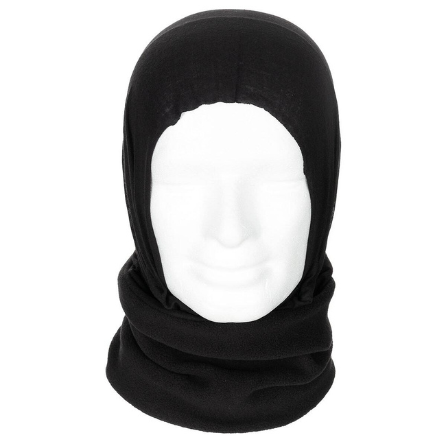 Scarf, fleece, Black