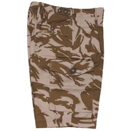 GB COMBAT BERMUDAS - DPM DESERT - MILITARY SURPLUS - USED