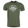 T-SHIRT - AGERON TACTICAL MENTALITY - Pentagon® - OLIVE GREEN
