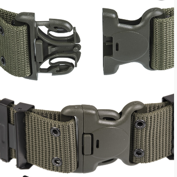 US COMBAT BELT - LC2 - WITH DURAFLEX® BUCKLE - Mil-Tec® - OD