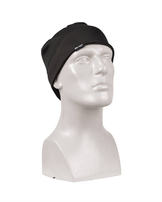 BLACK FLEECE CAP, ELASTIC - MIL-TEC