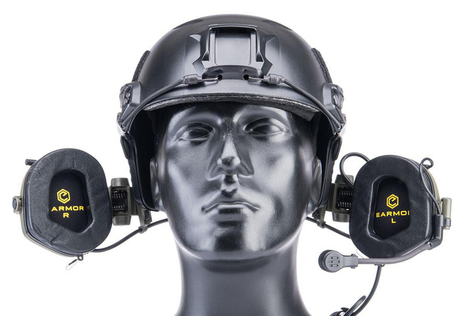 TACTICAL COMMUNICATIONS HEADSET - M32X Mark 3 - EARMOR - BLACK