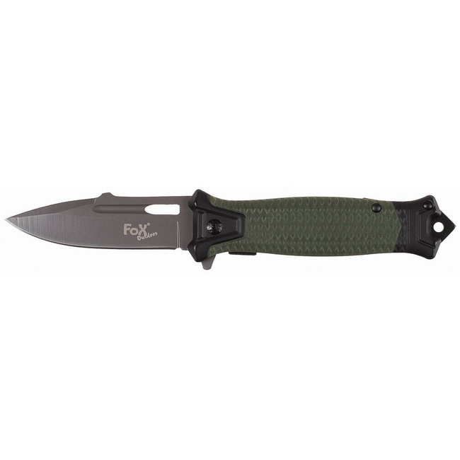 Jack Knife, Snake, one-handed, OD Green, metal handle