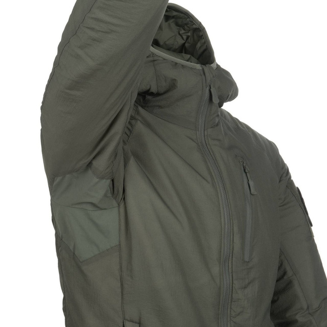 JACKET WITH HOOD - WOLFHOUND® - CLIMASHIELD® APEX - Helikon-Tex® - TIGER STRIPE