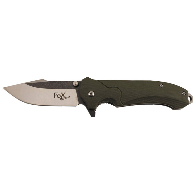Jack Knife, G10-handle, OD green, beltclip,single-hand