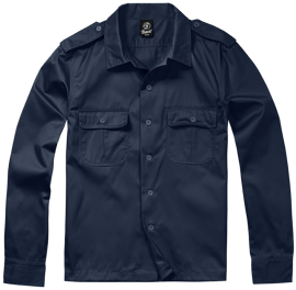 US long sleeve shirt 1/1, navy blue - Brandit