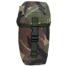 NL utility pouch, "Molle", small, camo, used 20 x 10 x 8 cm