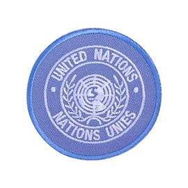 TEXTILE PATCH UNITED NATIONS - BLUE