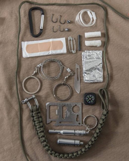 Od Paracord Survival Kit Large