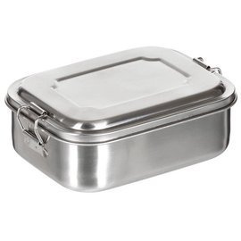 STAINLESS STEEL LUNCHBOX - Fox Outdoor® - 16 x 13 x 6.2 CM