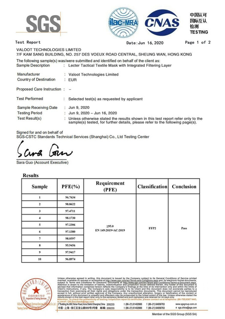 Urban Gear reusable mask with integred filter JANDARMERIA  - Lecter Tactical - Midnight Blue