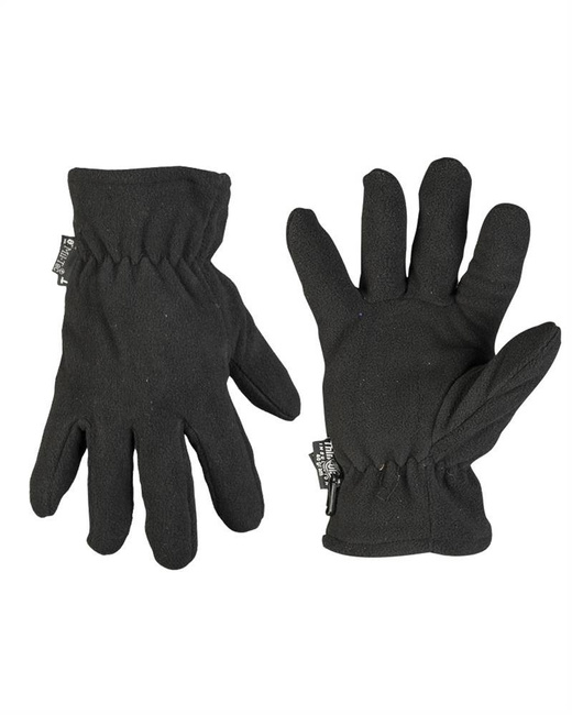 Black THINSULATE FLEECE GLOVES