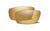 KLEIN Pol Amber Gold Mirror Extra Lenses