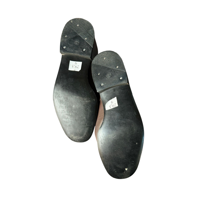 Summer shoes for men - RSR period - Romanian Army surplus - Brown - In good condition
