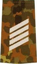 GERMAN ARMY FLECKTARN CAMO/SILVER SHOULDER LOOPS ´STABSGEFREITER´