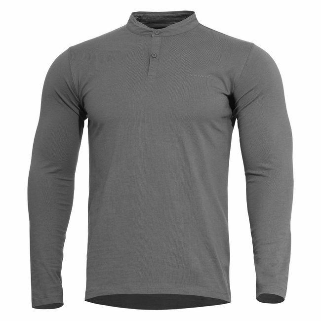 LONG SLEEVE SHIRT - "ROMEO HENLEY" 2.0 - PENTAGON® - WOLF GREY