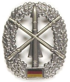 GENUINE GERMAN ARMY METAL BERET BADGE ´HEERESFLUGABWEHR´