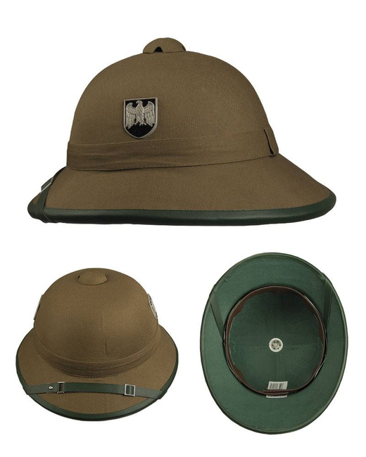 WWII TROPICAL HELMET WITH GOGGLES REPRO