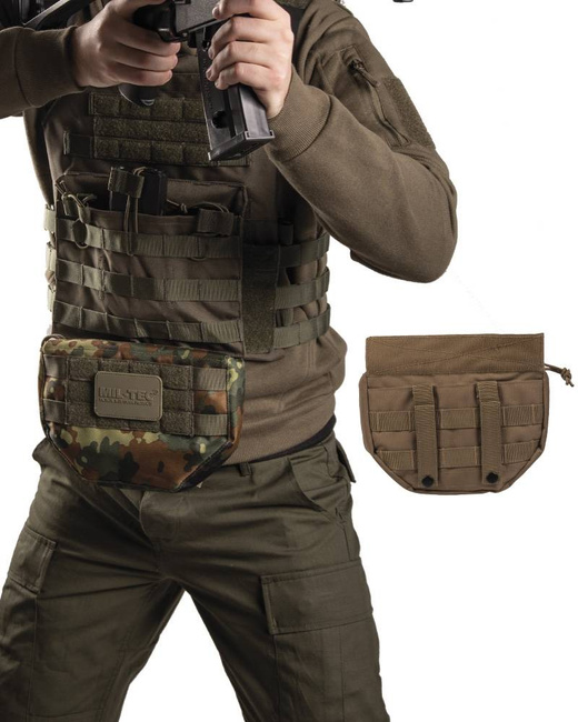 DROP DOWN POUCH - 23x4.5x16 CM - Mil-tec - DARK COYOTE